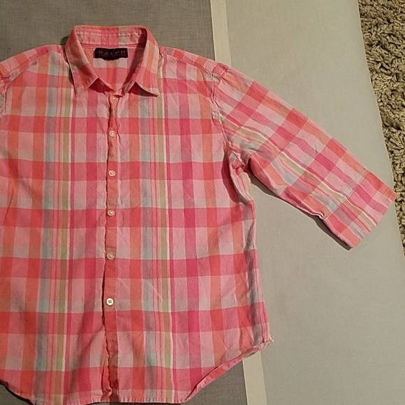 🎉HP 9/28/25🎉 Ralph Lauren Cotton Button Down Shirt - Picture 2 of 3